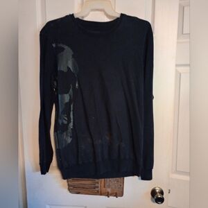 Black Rude Graphic Long Sleeve Sweatshirt Size XL